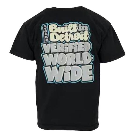 StockX By Soft Goods Built In Detroit Verified Worldwide T-Shirt Black Men's M - Picture 1 of 7